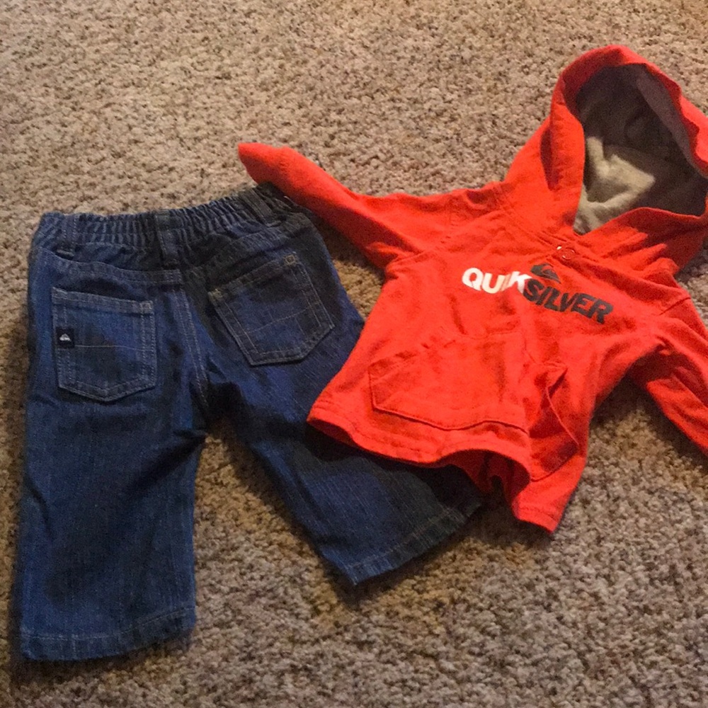 Quicksilver 0/3 months outfit